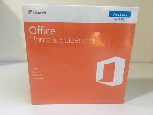 Verpackendes Kleinhaus Microsoft Offices 2016 und Student DVD/Karte