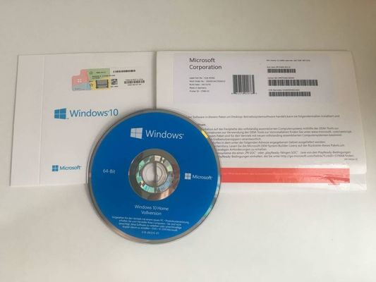 Multi Sprach-Windows 10 Haupt-Verpackung Soems DVD mit COA-Aufkleber